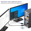 Адаптер - переходник HDMI - VGA, черный Адаптер - переходник HDMI - VGA, черный